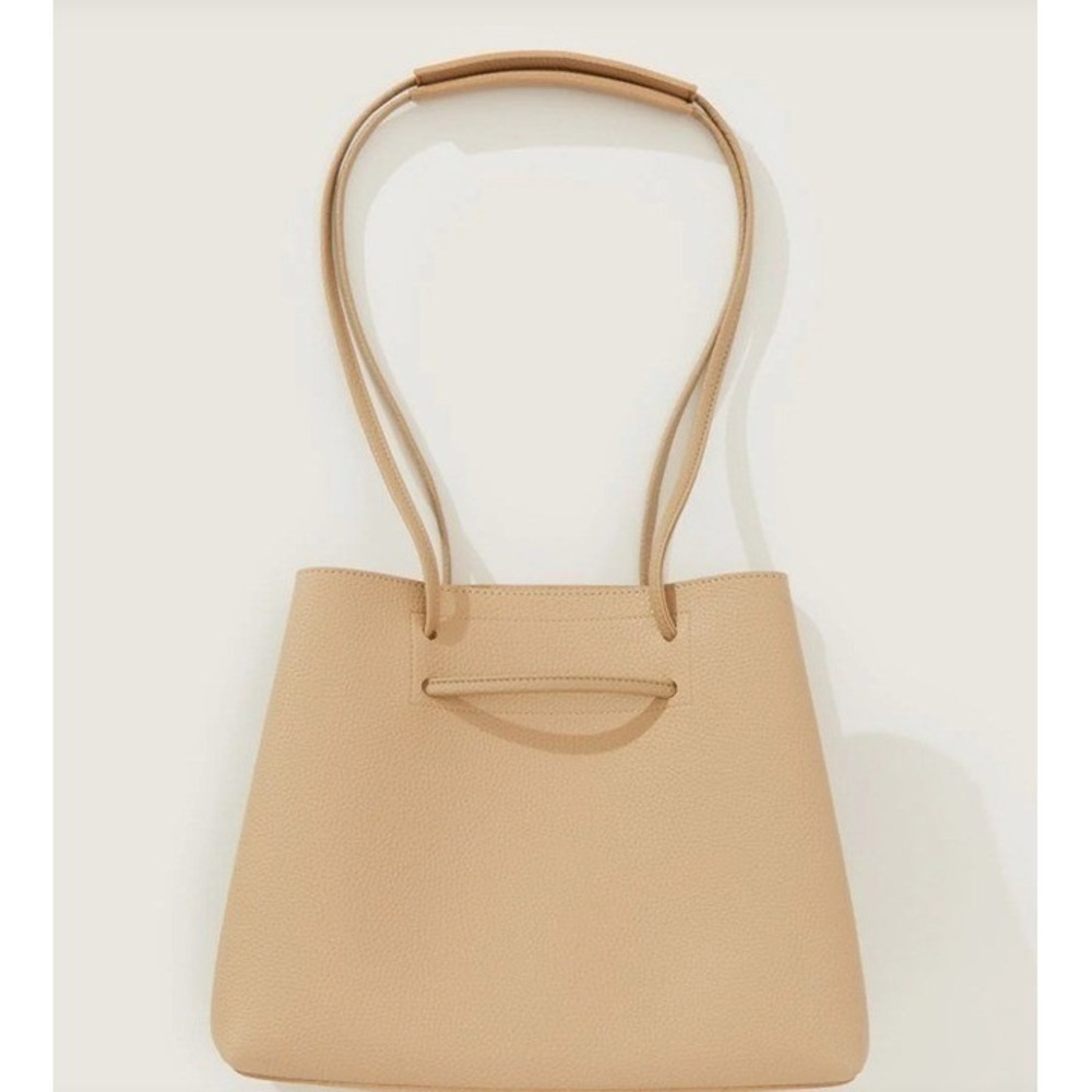 8 Other Reasons Women Tan Vegan Leather Slouchy Crossbody W/dust Bag New